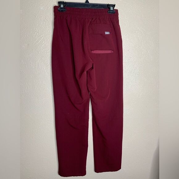 Figs straight leg pants burgundy - Picture 2 of 8